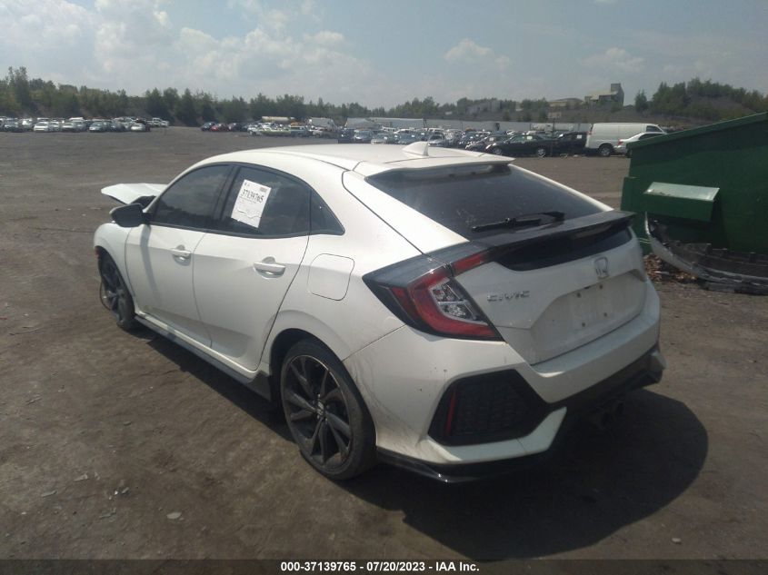 2017 HONDA CIVIC HATCHBACK SPORT - SHHFK7H49HU424521