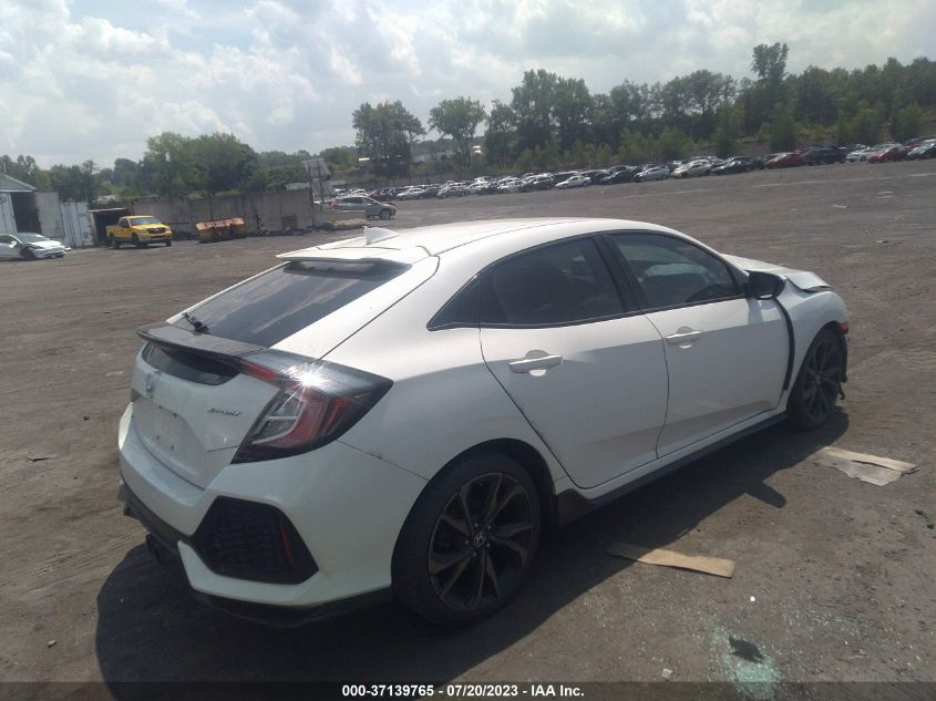 2017 HONDA CIVIC HATCHBACK SPORT - SHHFK7H49HU424521