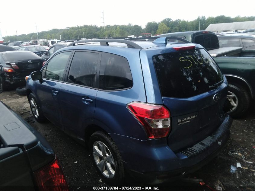 2016 SUBARU FORESTER 2.5I PREMIUM - JF2SJAFC3GH513334