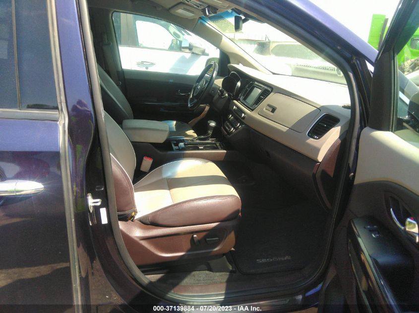 2018 KIA SEDONA SX-L - KNDME5C16J6403077