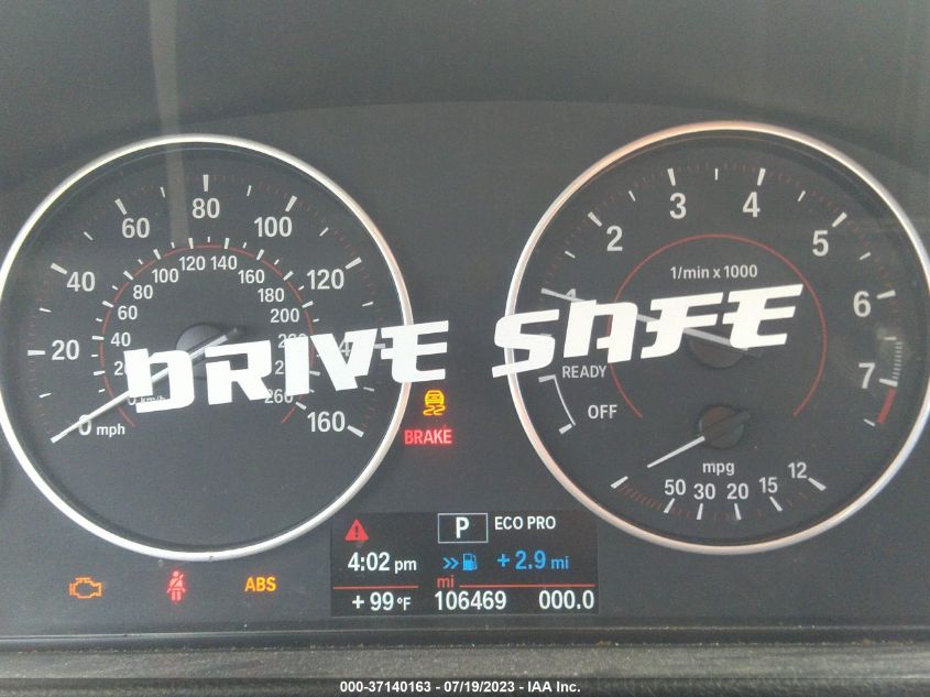 2014 BMW 3 SERIES 328I - WBA3A5G5XENP30398