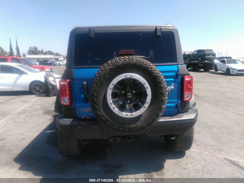 2021 FORD BRONCO BLACK DIAMOND - 1FMDE5CH1MLA64534