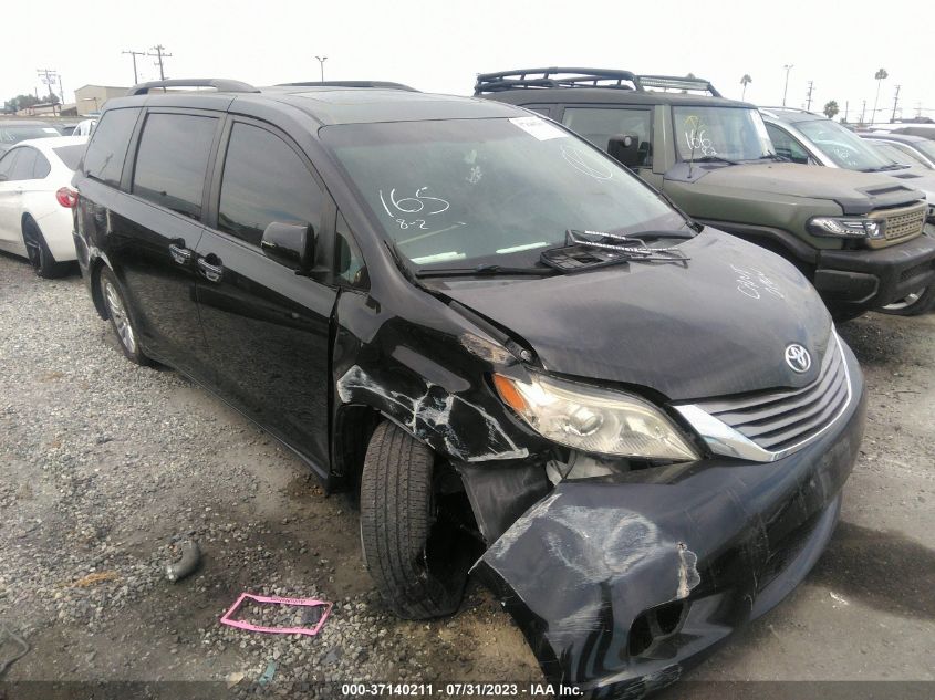 2015 TOYOTA SIENNA XLE/XLE AAS/LTD - 5TDYK3DC5FS665081