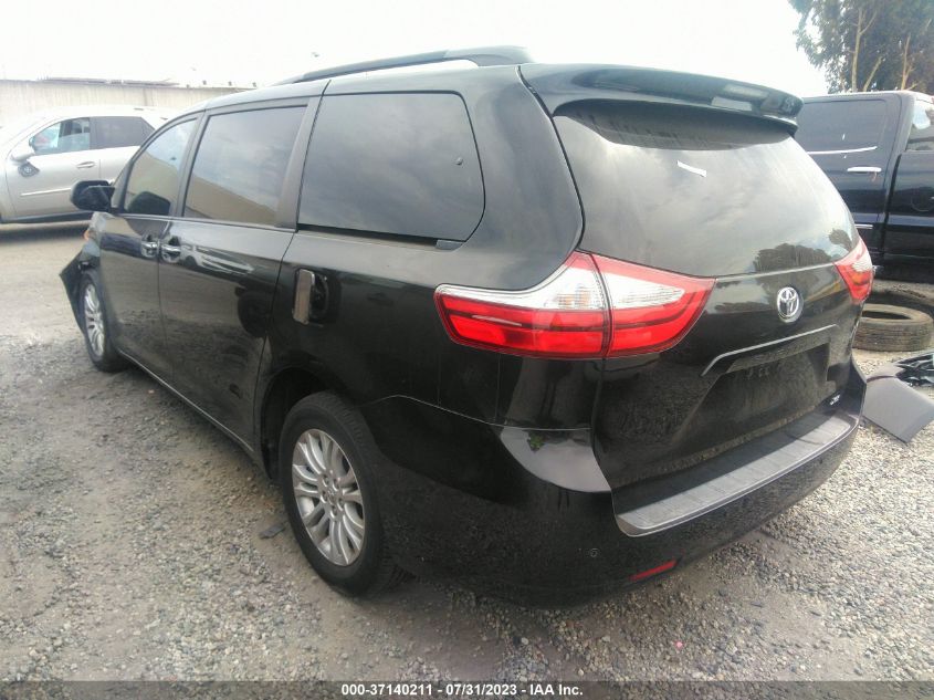 2015 TOYOTA SIENNA XLE/XLE AAS/LTD - 5TDYK3DC5FS665081