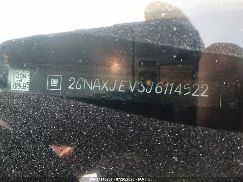 2018 CHEVROLET EQUINOX LT - 2GNAXJEV3J6114522
