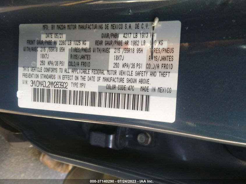 2021 MAZDA CX-30 PREMIUM - 3MVDMADL2MM263902