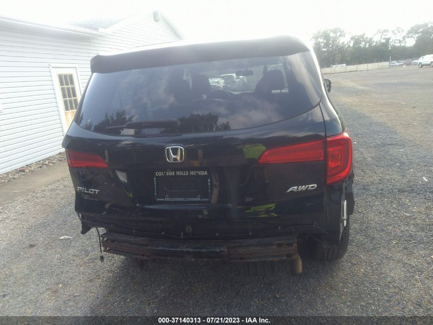 2016 HONDA PILOT EXL - 5FNYF6H50GB051613