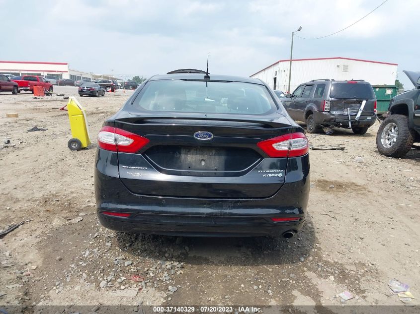 2013 FORD FUSION HYBRID TITANIUM - 3FA6P0RU0DR308650