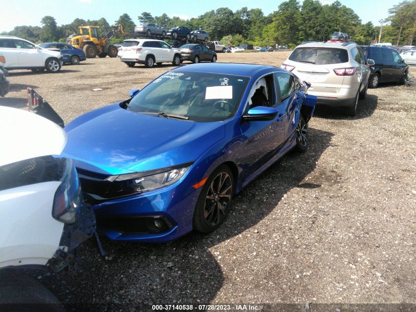 2020 HONDA CIVIC SEDAN SPORT - 2HGFC2F86LH505083
