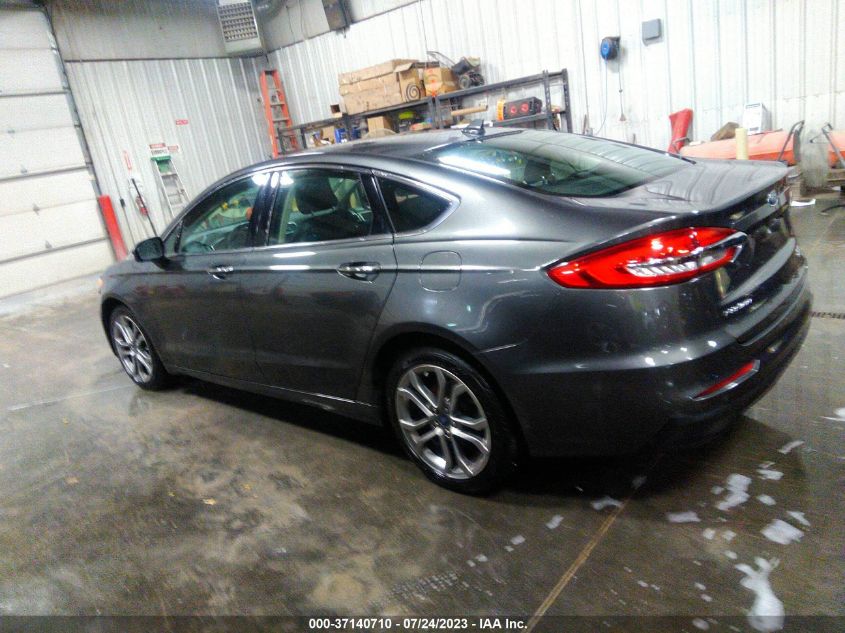 2019 FORD FUSION SEL - 3FA6P0CDXKR116335