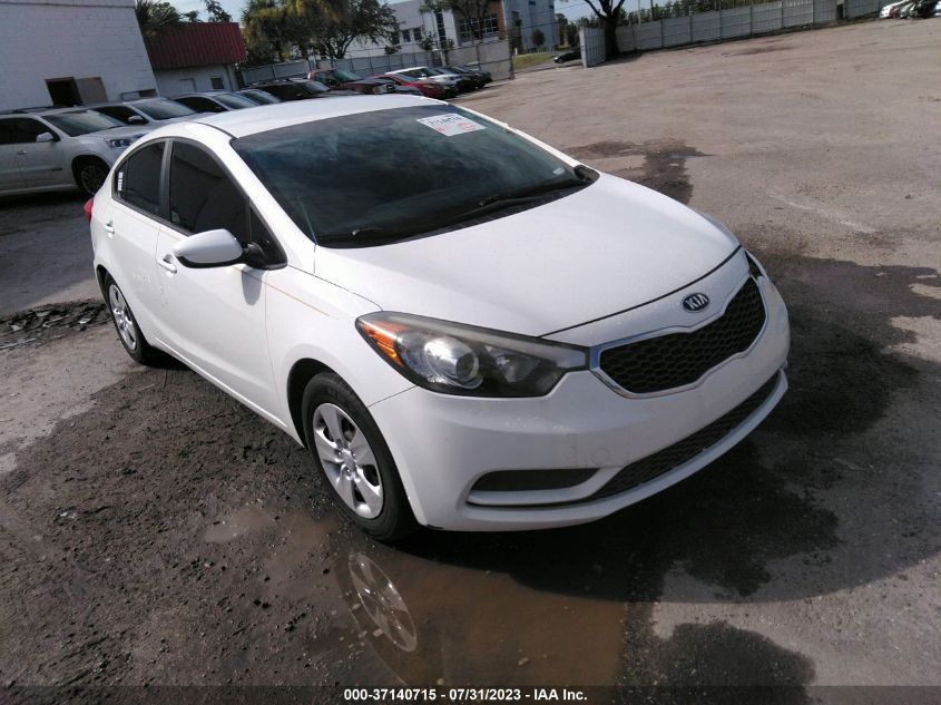 2016 KIA FORTE LX - KNAFK4A61G5495687