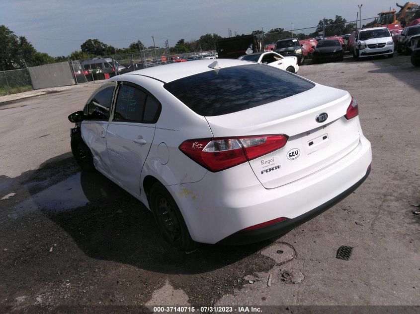 2016 KIA FORTE LX - KNAFK4A61G5495687