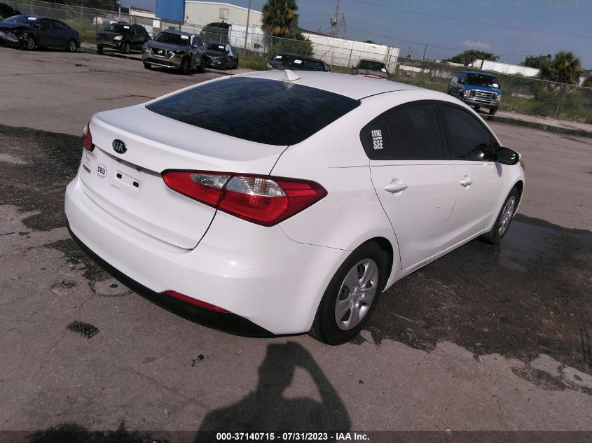 2016 KIA FORTE LX - KNAFK4A61G5495687