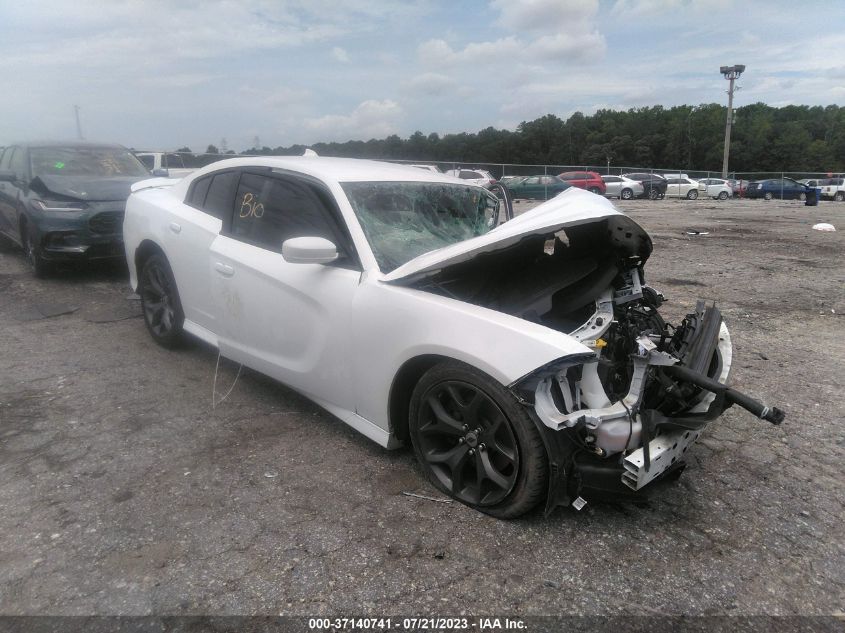 Lot #2564312158 2019 DODGE CHARGER GT RWD salvage car