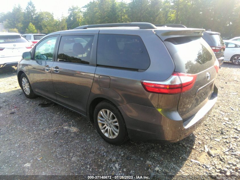 2017 TOYOTA SIENNA XLE AUTO ACCESS - 5TDYZ3DCXHS858731