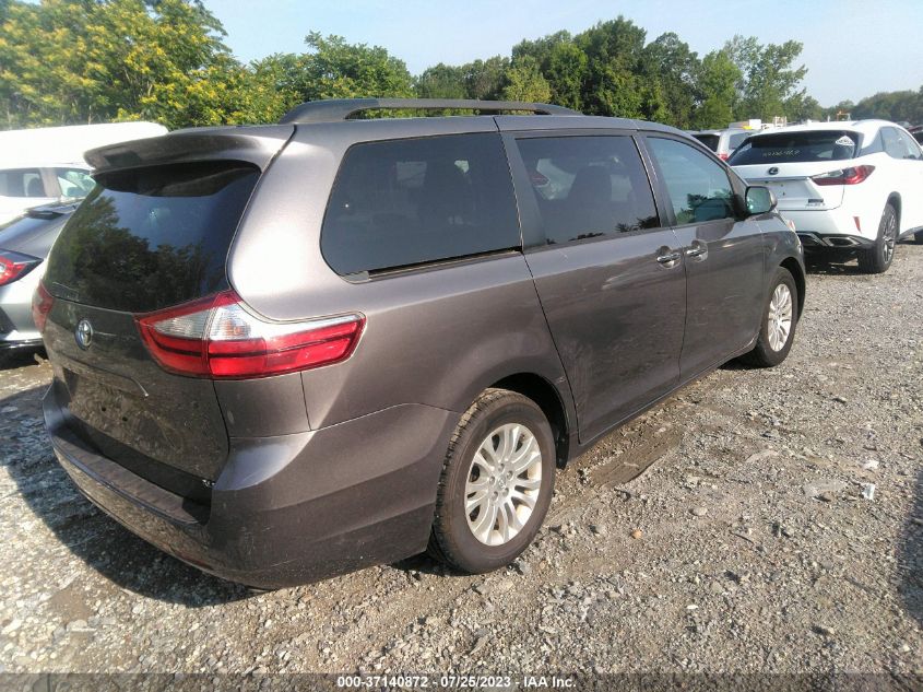 2017 TOYOTA SIENNA XLE AUTO ACCESS - 5TDYZ3DCXHS858731