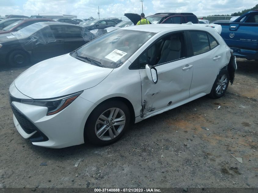 2019 TOYOTA COROLLA HATCHBACK SE/XSE JTNK4RBEXK3037659