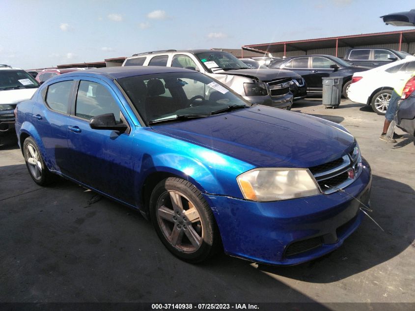 2013 DODGE AVENGER SE - 1C3CDZAB0DN534022