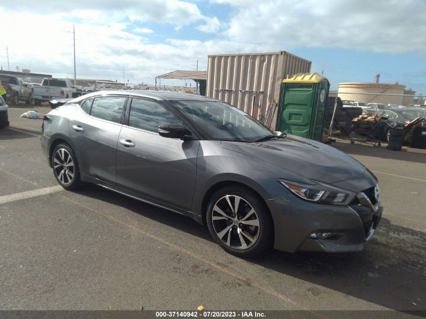 2018 NISSAN MAXIMA SV - 1N4AA6AP7JC406525