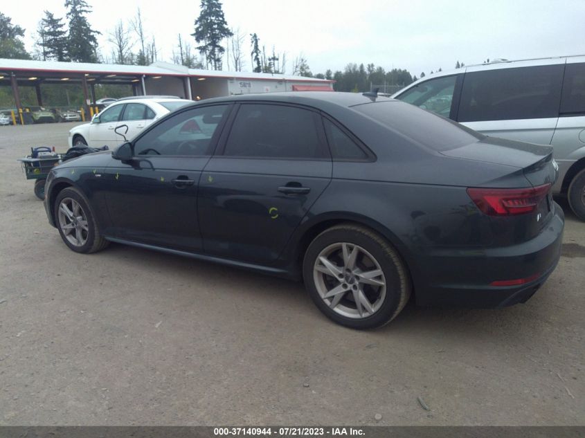 2018 AUDI A4 PREMIUM - WAUDNAF44JA055174