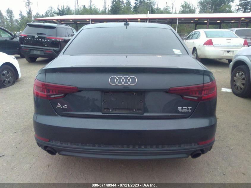 2018 AUDI A4 PREMIUM - WAUDNAF44JA055174