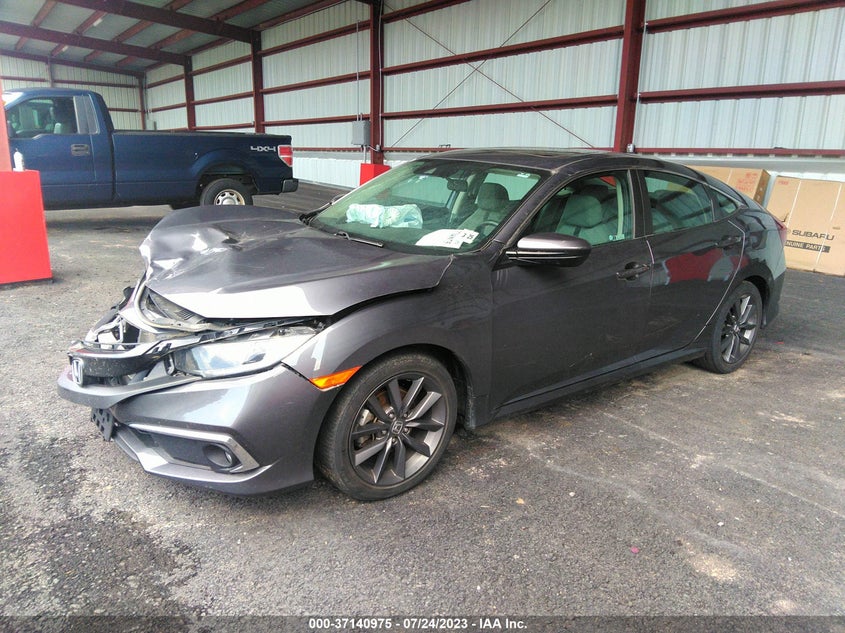 VIN 19XFC1F32LE001235 2020 HONDA CIVIC SEDAN EX