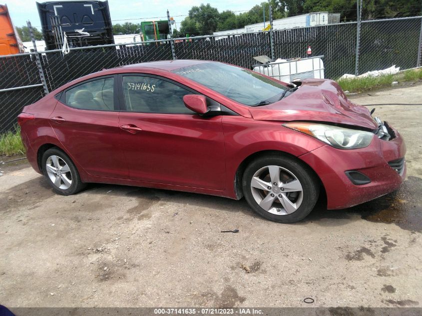 2013 HYUNDAI ELANTRA GLS PZEV - 5NPDH4AEXDH315375