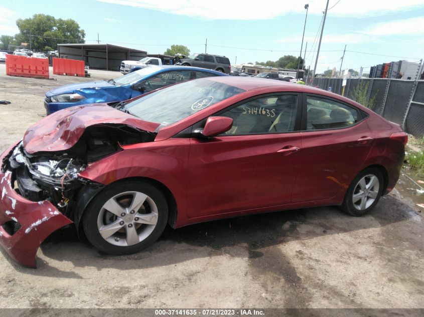 2013 HYUNDAI ELANTRA GLS PZEV - 5NPDH4AEXDH315375