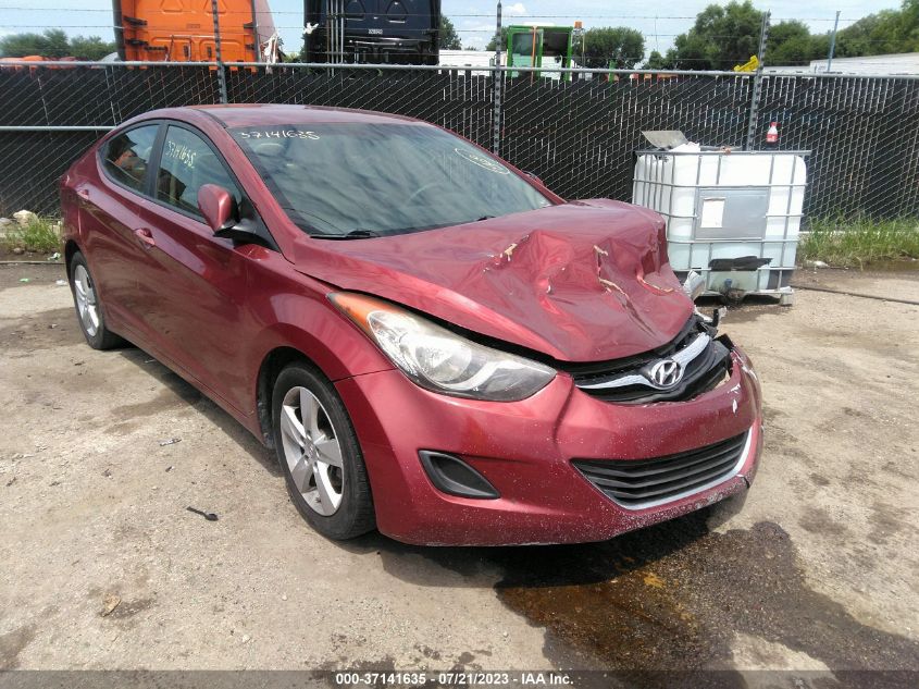 2013 HYUNDAI ELANTRA GLS PZEV - 5NPDH4AEXDH315375