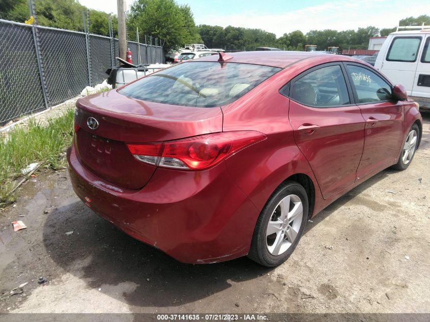 2013 HYUNDAI ELANTRA GLS PZEV - 5NPDH4AEXDH315375