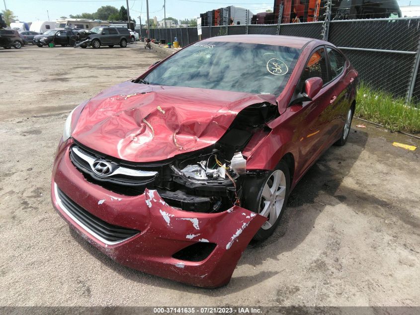 2013 HYUNDAI ELANTRA GLS PZEV - 5NPDH4AEXDH315375