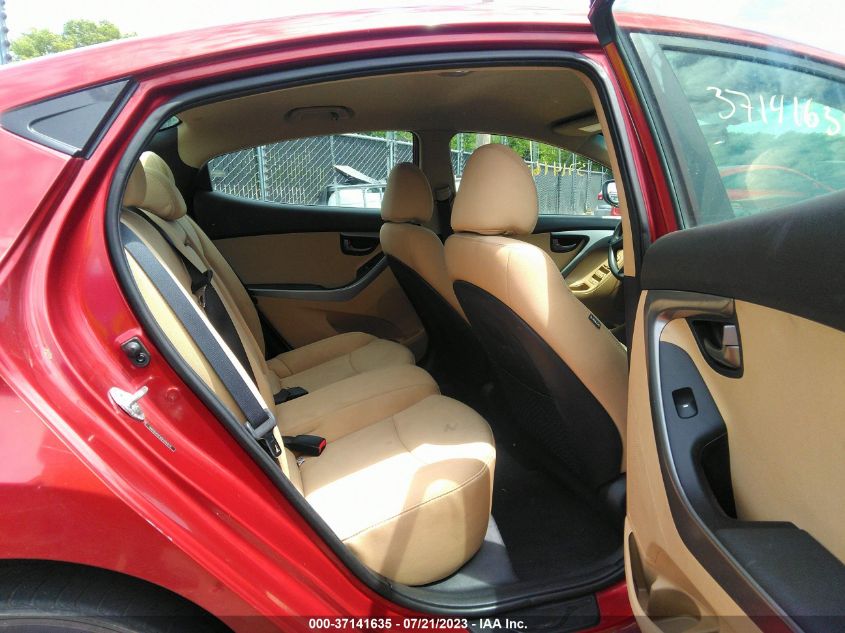 2013 HYUNDAI ELANTRA GLS PZEV - 5NPDH4AEXDH315375
