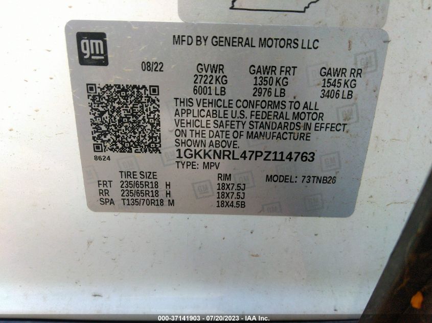 2023 GMC ACADIA SLE - 1GKKNRL47PZ114763