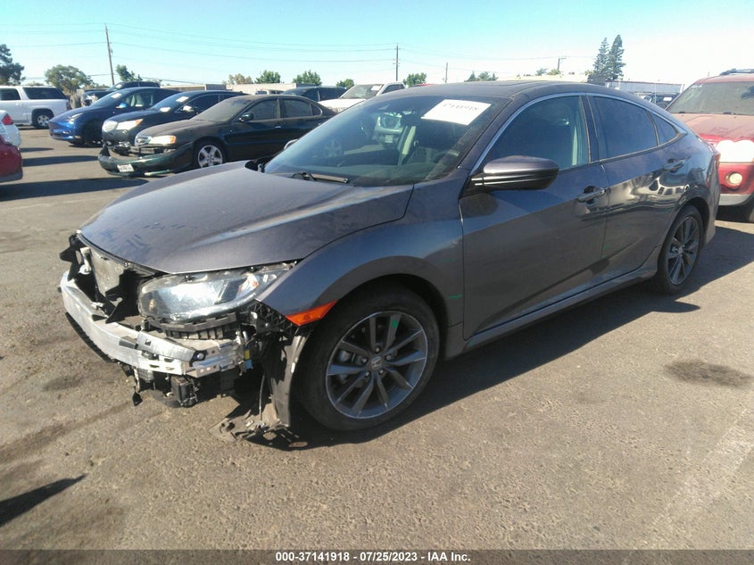 VIN 19XFC1F32ME205437 2021 HONDA CIVIC SEDAN EX