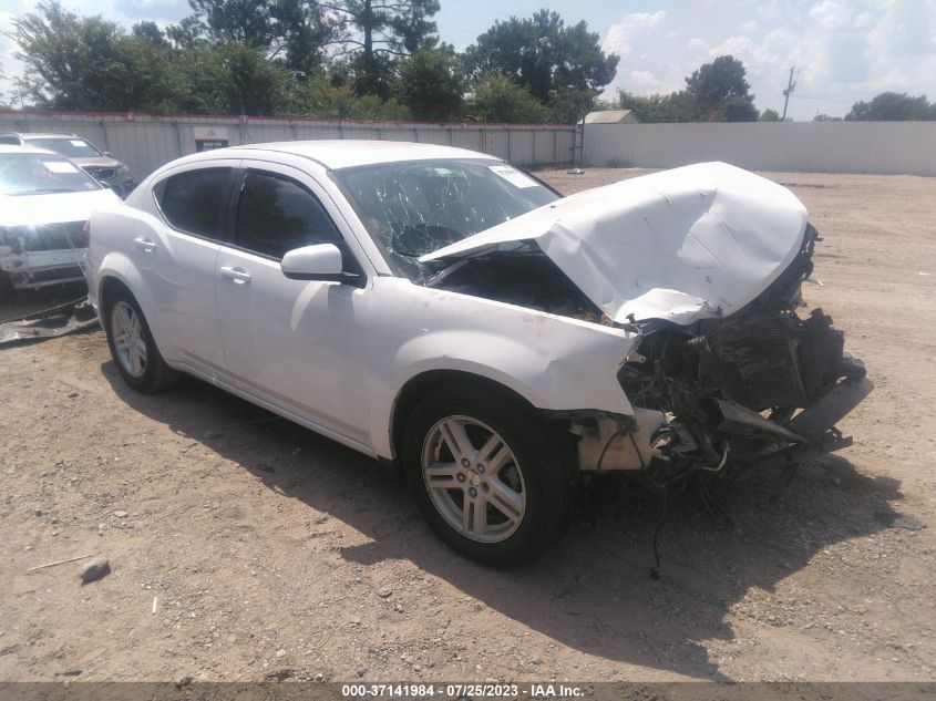 2013 DODGE AVENGER SXT - 1C3CDZCB0DN625112