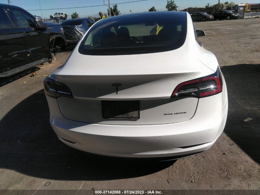 2021 TESLA MODEL 3 LONG RANGE - 5YJ3E1EBXMF879092