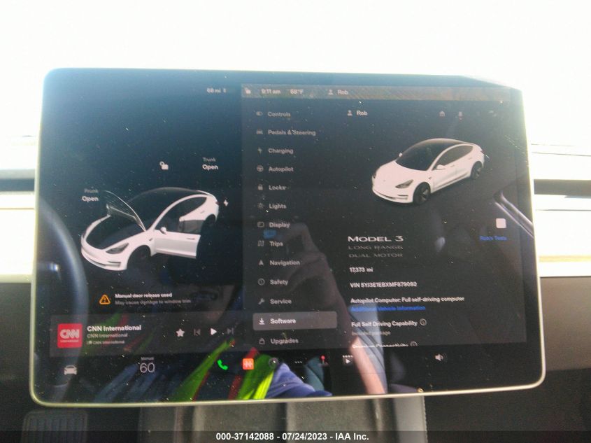 2021 TESLA MODEL 3 LONG RANGE - 5YJ3E1EBXMF879092