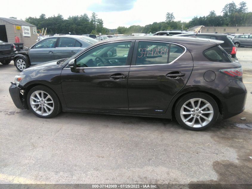 2013 LEXUS CT 200H HYBRID - JTHKD5BH7D2151777