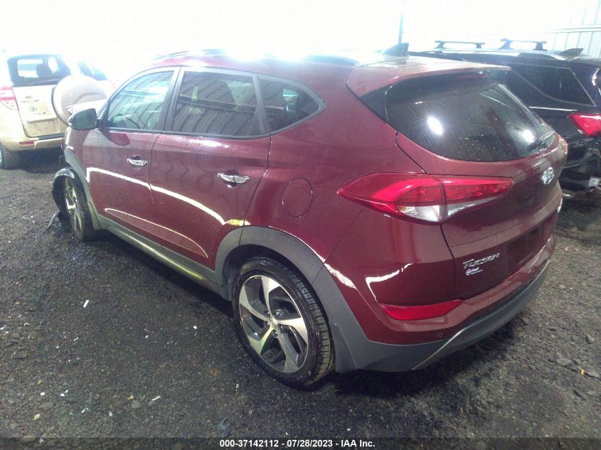 2016 HYUNDAI TUCSON LIMITED - KM8J33A27GU085902