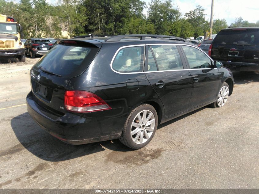 2013 VOLKSWAGEN JETTA SPORTWAGEN TDI W/SUNROOF & NAV - 3VWPL7AJ5DM634006