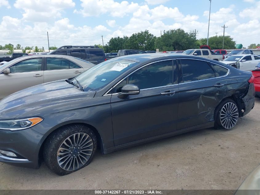 2017 FORD FUSION SE - 3FA6P0H91HR120156