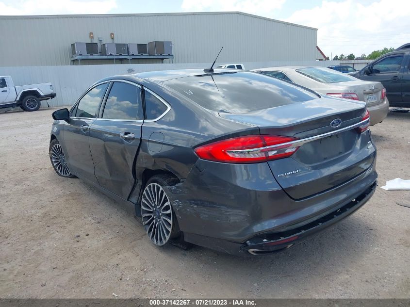 2017 FORD FUSION SE - 3FA6P0H91HR120156