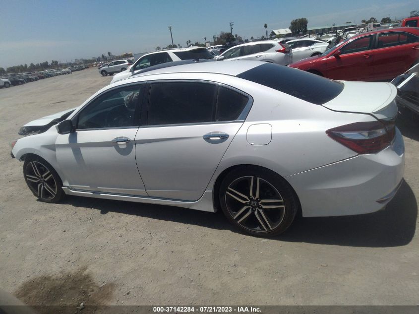 2016 HONDA ACCORD SEDAN SPORT - 1HGCR2F56GA193522