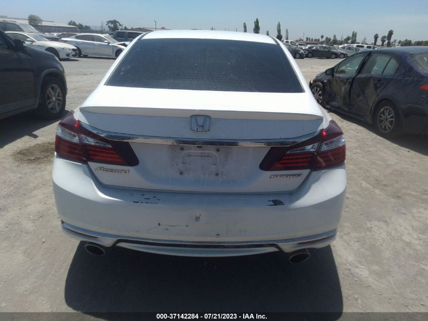 2016 HONDA ACCORD SEDAN SPORT - 1HGCR2F56GA193522