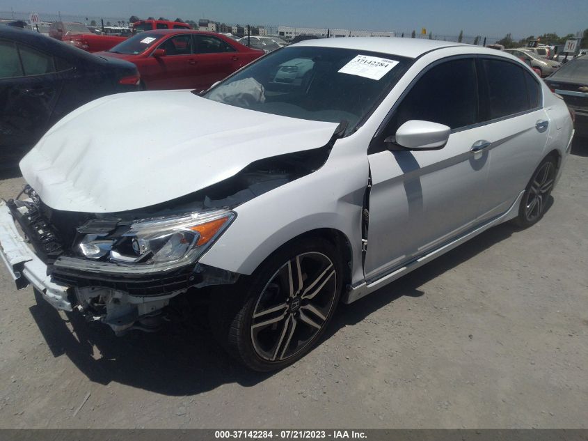 2016 HONDA ACCORD SEDAN SPORT - 1HGCR2F56GA193522
