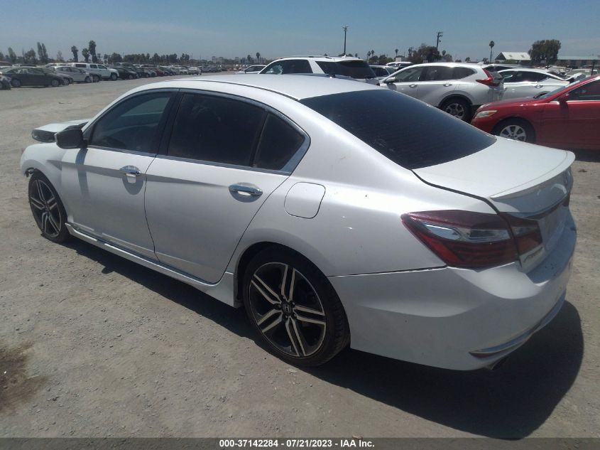 2016 HONDA ACCORD SEDAN SPORT - 1HGCR2F56GA193522