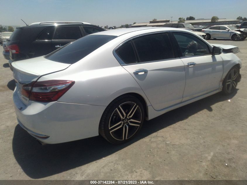 2016 HONDA ACCORD SEDAN SPORT - 1HGCR2F56GA193522