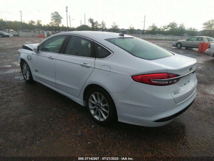 2017 FORD FUSION ENERGI SE - 3FA6P0PU3HR110315