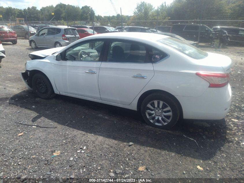 2015 NISSAN SENTRA SR/SL/S/SV/FE+ S - 3N1AB7AP0FY247667