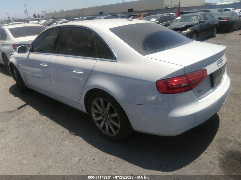 2013 AUDI A4 PREMIUM PLUS - WAUEFAFL9DA184850